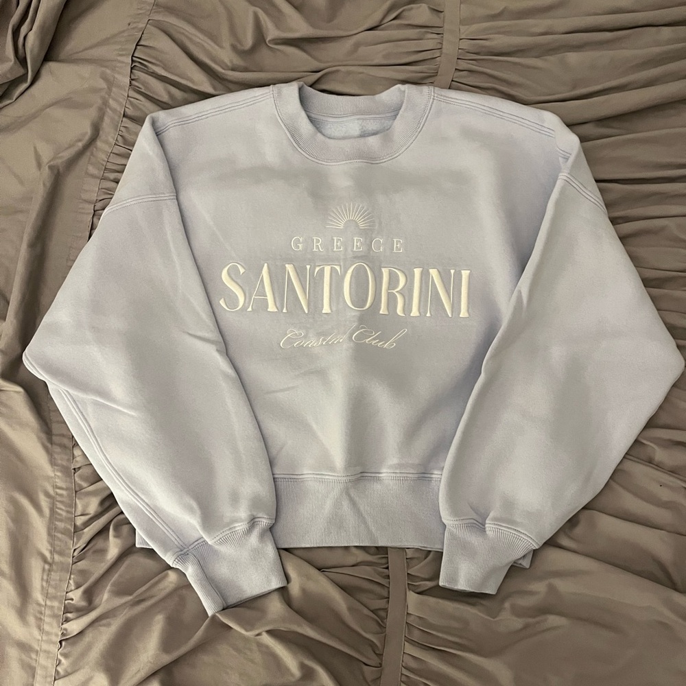 Abercrombie & Fitch Light Gray Santorini Sweatshirt